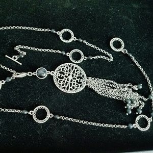 Lia Sophia Lyrical 32" Statement Necklace